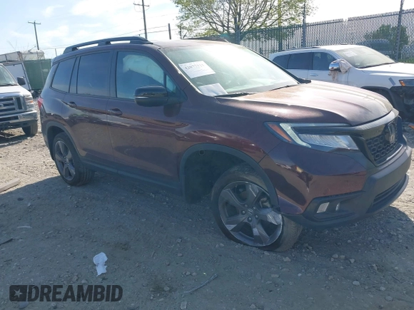 2021 Honda Passport Touring z VIN 5FNYF8H91MB022986, wystawiony jako IAAI lot #42077321 z przebiegiem 20 497 mil mil oraz . Historia ofert i sprzedaży dostępna na DreamBid. Obrazek 1.