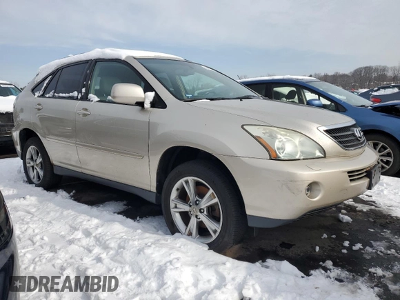 2006 Lexus RX 400h with VIN JTJHW31UX62006631, listed as a Copart auction lot 43288975 with 226,599 mi miles and Clean Title. Bid and sale history available at DreamBid. Image 4.