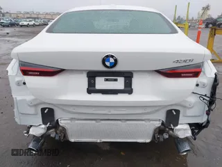 2025 BMW 4 Series 430i with VIN WBA43DA01SCT85324, listed as a IAAI auction lot 41537795 with 773 mi miles and . Bid and sale history available at DreamBid. Image 17.