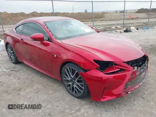 2018 Lexus RC with VIN JTHHZ5BC2J5018533, listed as a IAAI auction lot 41639355 with 68,657 mi miles. Bid and sale history available at carsss.com. Image 1.
