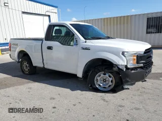 2018 Ford F-150 XL with VIN 1FTMF1EB1JFD61171, listed as a Copart auction lot 60848315 with Not provided miles and Clean title. Bid and sale history available at DreamBid. Image 4.
