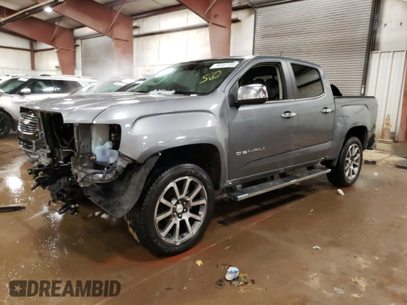 2021 GMC Canyon 4WD Denali with VIN 1GTG6EEN8M1127934, listed as a Copart auction lot 88467385 with 0 mi miles and Salvage Title. Bid and sale history available at carsss.com. Image 1.