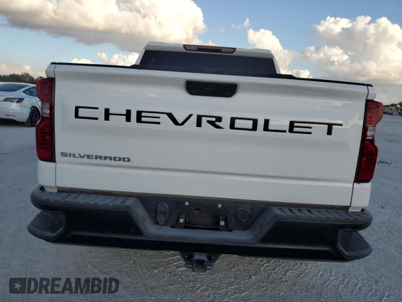 2020 Chevrolet Silverado 1500 Work Truck with VIN 3GCPYAEH9LG117832, listed as a Copart auction lot 85797414 with 50,262 mi miles and Non Repairable. Bid and sale history available at DreamBid. Image 6.