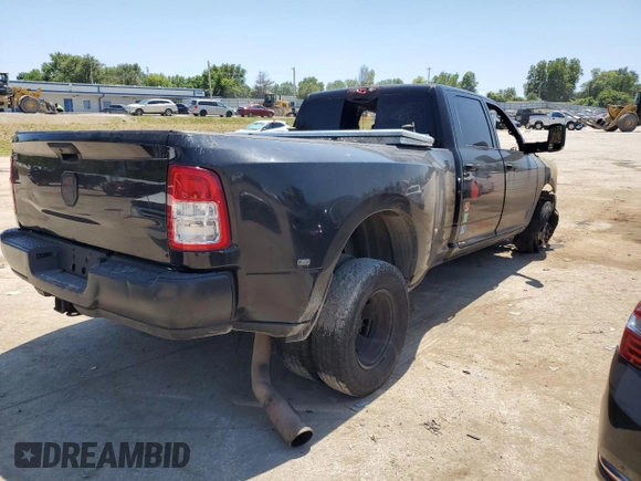 2020 Ram 3500 Tradesman with VIN 3C63RRGL4LG177116, listed as a Copart auction lot 60711584 with 0 mi miles and Non Repairable. Bid and sale history available at carsss.com. Image 3.