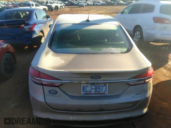 2017 Ford Fusion SE with VIN 3FA6P0HD9HR363606, listed as a IAAI auction lot 41297568 with 125,699 mi miles and . Bid and sale history available at DreamBid. Image 16.
