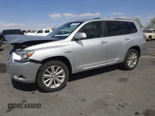 2010 Toyota Highlander Limited with VIN JTEJW3EH9A2040341, listed as a Copart auction lot 56343995 with 123,364 mi miles and Salvage title. Bid and sale history available at DreamBid. Image 1.