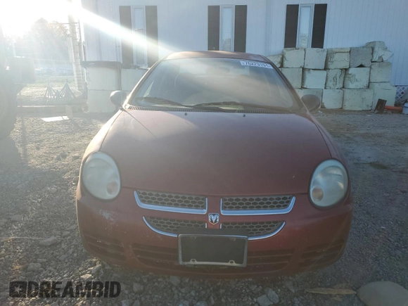 2005 Dodge Neon SXT with VIN 1B3ES56C85D289239, listed as a Copart auction lot 76229194 with 127,918 mi miles and Clean Title. Bid and sale history available at carsss.com. Image 5.
