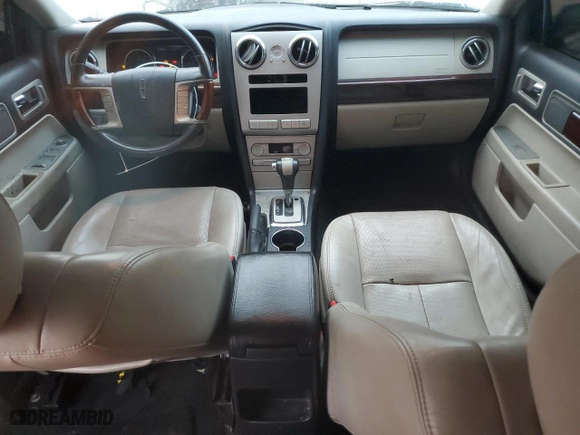 2007 Lincoln MKZ with VIN 3LNHM26T67R662112, listed as a Copart auction lot 76933334 with 159,130 mi miles and Salvage Title. Bid and sale history available at carsss.com. Image 8.