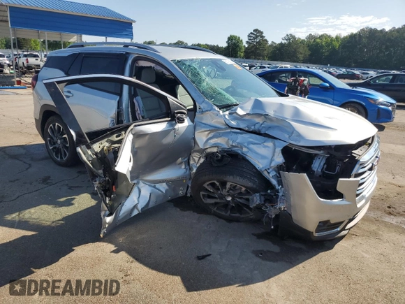 2022 GMC Terrain SLT with VIN 3GKALPEV4NL107205, listed as a Copart auction lot 56172605 with 6,844 mi miles and Salvage title. Bid and sale history available at DreamBid. Image 4.