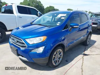2019 Ford EcoSport Titanium z VIN MAJ6S3KL0KC260936, wystawiony jako IAAI lot #42264210 z przebiegiem 114 755 mil mil oraz . Historia ofert i sprzedaży dostępna na DreamBid. Obrazek 2.