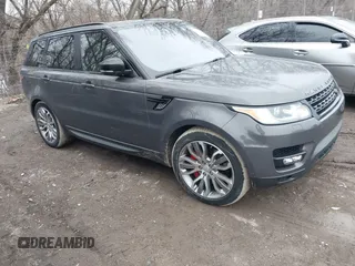 2016 Land Rover Range Rover Sport V8 Dynamic with VIN SALWR2EF9GA598031, listed as a IAAI auction lot 41477520 with 182,214 mi miles. Bid and sale history available at carsss.com. Image 1.