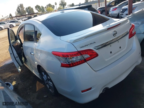 2015 Nissan Sentra S with VIN 3N1AB7APXFY226129, listed as a IAAI auction lot 41901347 with 109,175 mi miles. Bid and sale history available at carsss.com. Image 3.