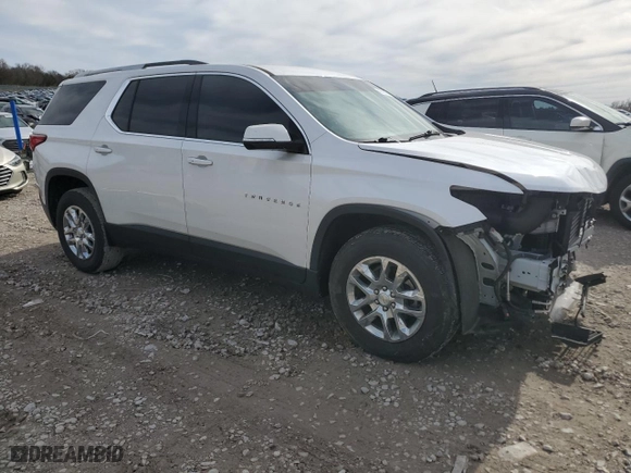 2018 Chevrolet Traverse LT Cloth with VIN 1GNERGKW6JJ261173, listed as a Copart auction lot 49628185 with 90,820 mi miles and Salvage Title. Bid and sale history available at carsss.com. Image 4.