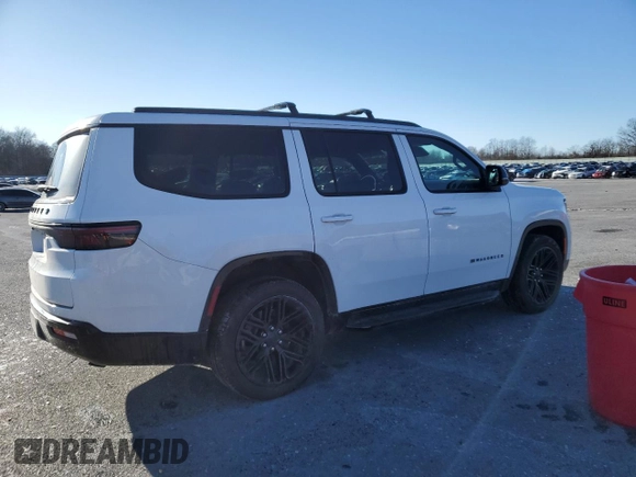 2023 Jeep Wagoneer Series II Carbide with VIN 1C4SJVBP3PS559313, listed as a Copart auction lot 87649695 with 15,837 mi miles and Salvage title. Bid and sale history available at DreamBid. Image 3.