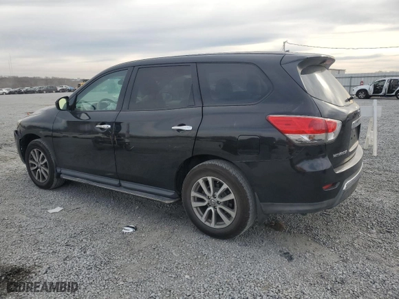 2014 Nissan Pathfinder S with VIN 5N1AR2MM9EC722474, listed as a Copart auction lot 47622235 with 97,428 mi miles and Salvage Title. Bid and sale history available at carsss.com. Image 2.