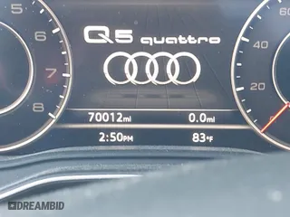 2018 Audi Q5 Premium Plus with VIN WA1BNAFY1J2220714, listed as a IAAI auction lot 41209386 with 70,012 mi miles. Bid and sale history available at carsss.com. Image 14.