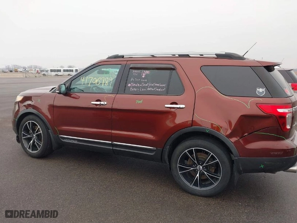 2015 Ford Explorer Limited with VIN 1FM5K8F81FGA20989, listed as a IAAI auction lot 41706989 with 167,152 mi miles. Bid and sale history available at carsss.com. Image 14.