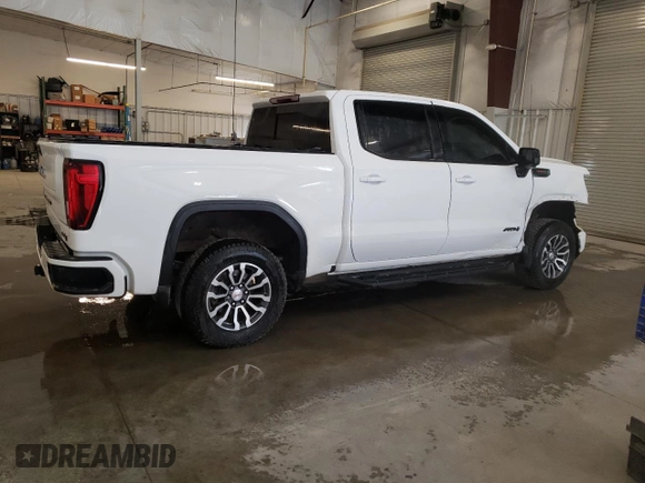 2022 GMC Sierra 1500 Limited AT4 with VIN 1GTP9EEL8NZ102797, listed as a Copart auction lot 73288394 with 59,916 mi miles and Salvage Title. Bid and sale history available at carsss.com. Image 3.