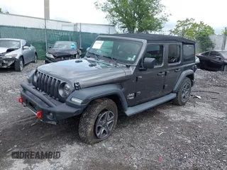 2019 Jeep Wrangler Unlimited Sport S с VIN 1C4HJXDG6KW571640, выставлен на аукционе IAAI как лот 42299078 с пробегом 51 928 миль миль и . История ставок и продаж доступна на DreamBid. Изображение 2.