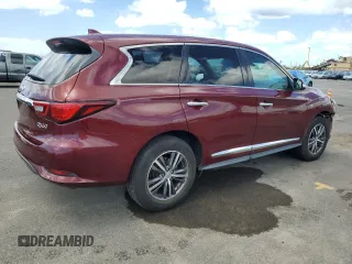 2019 Infiniti QX60 Luxe with VIN 5N1DL0MN3KC507048, listed as a Copart auction lot 47633885 with 20,743 mi miles and Salvage Title. Bid and sale history available at DreamBid. Image 3.