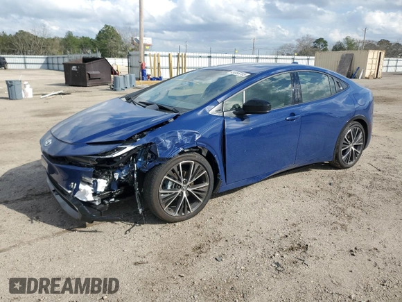 2024 Toyota Prius LE with VIN JTDACAAU0R3042358, listed as a Copart auction lot 49058765 with 5,093 mi miles and Salvage Title. Bid and sale history available at carsss.com. Image 1.