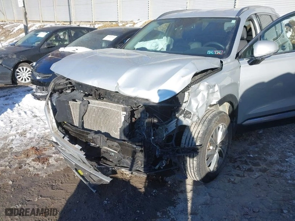 2019 Hyundai Santa Fe SEL with VIN 5NMS3CAD0KH089882, listed as a IAAI auction lot 41613964 with 38,371 mi miles. Bid and sale history available at carsss.com. Image 6.
