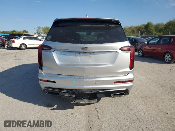 2020 Cadillac XT6 FWD Premium Luxury with VIN 1GYKPCRSXLZ122143, listed as a Copart auction lot 70799484 with 87,962 mi miles and Salvage Title. Bid and sale history available at carsss.com. Image 6.