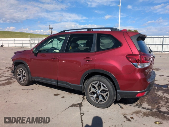 2019 Subaru Forester Premium with VIN JF2SKAGC3KH590936, listed as a Copart auction lot 56383735 with 61,392 mi miles and Salvage title. Bid and sale history available at DreamBid. Image 2.