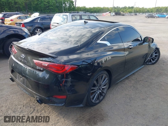 2017 Infiniti Q60 Premium with VIN JN1EV7EL7HM552671, listed as a IAAI auction lot 42044432 with 136,199 mi miles and . Bid and sale history available at DreamBid. Image 4.