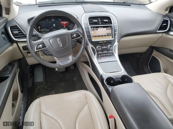 2019 Lincoln Nautilus Reserve with VIN 2LMPJ8L92KBL19504, listed as a Copart auction lot 87075174 with 61,359 mi miles and Salvage Title. Bid and sale history available at carsss.com. Image 8.