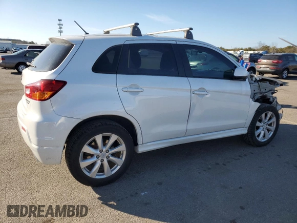 2012 Mitsubishi Outlander Sport SE with VIN JA4AP4AU1CZ006831, listed as a Copart auction lot 47135615 with 123,256 mi miles and Salvage Title. Bid and sale history available at carsss.com. Image 3.