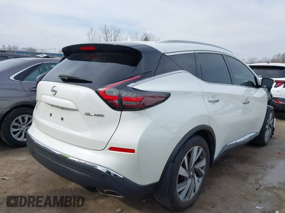 2019 Nissan Murano S with VIN 5N1AZ2MS0KN111800, listed as a IAAI auction lot 41836192 with 81,764 mi miles. Bid and sale history available at carsss.com. Image 4.