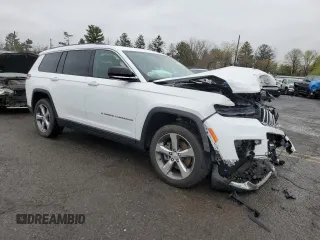 2022 Jeep Grand Cherokee Limited с VIN 1C4RJKBG3N8506909, выставлен на аукционе Copart как лот 52156295 с пробегом 35 596 миль миль и Списание • Salvage title. История ставок и продаж доступна на DreamBid. Изображение 4.