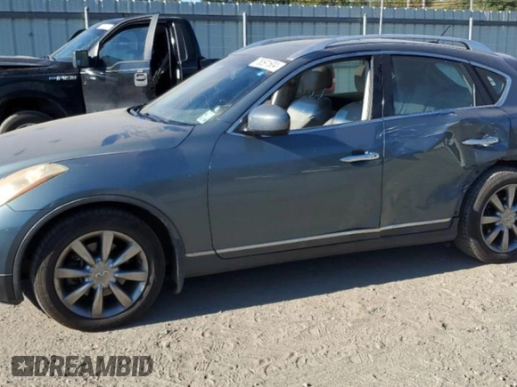 2008 Infiniti EX Journey with VIN JNKAJ09F08M356296, listed as a Copart auction lot 76591504 with 182,303 mi miles and Salvage Title. Bid and sale history available at DreamBid. Image 1.