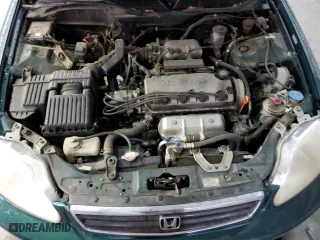 2000 Honda Civic EX with VIN 1HGEJ8542YL062220, listed as a Copart auction lot 44871415 with 320,344 mi miles and Salvage Title. Bid and sale history available at carsss.com. Image 12.