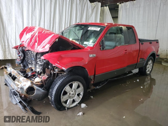 2008 Ford F-150 XLT with VIN 1FTPX04528KC03701, listed as a Copart auction lot 86732584 with 152,967 mi miles and Salvage title. Bid and sale history available at DreamBid. Image 1.