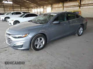 2024 Chevrolet Malibu LS with VIN 1G1ZC5ST5RF233457, listed as a Copart auction lot 48225915 with 13,013 mi miles and Salvage Title. Bid and sale history available at DreamBid. Image 1.