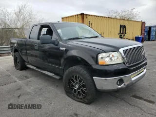 2008 Ford F-150 XL with VIN 1FTPX12578KB21035, listed as a Copart auction lot 49135385 with 179,916 mi miles and Salvage title. Bid and sale history available at DreamBid. Image 4.