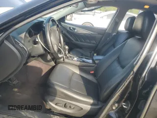 2014 Infiniti Q50 Hybrid Premium z VIN JN1AV7AP7EM690200, wystawiony jako Copart lot #57502835 z przebiegiem 144 447 mil mil oraz Nie do naprawy. Historia ofert i sprzedaży dostępna na DreamBid. Obrazek 7.