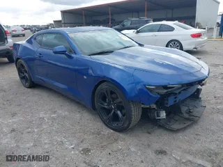 2019 Chevrolet Camaro 1LT with VIN 1G1FB1RS3K0133605, listed as a IAAI auction lot 41719817 with 99,955 mi miles. Bid and sale history available at carsss.com. Image 1.