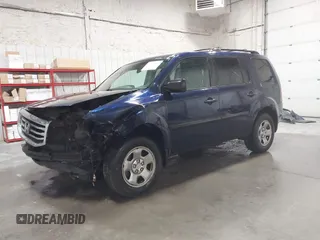 2014 Honda Pilot LX with VIN 5FNYF4H28EB015045, listed as a IAAI auction lot 40132499 with 139,845 mi miles and . Bid and sale history available at DreamBid. Image 18.