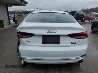 2018 Audi A5 Sportback Premium Plus with VIN WAUBNCF53JA087092, listed as a Copart auction lot 45298784 with 54,391 mi miles. Bid and sale history available at carsss.com. Image 6.