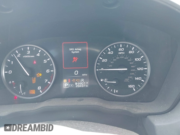 2024 Subaru Crosstrek Premium with VIN JF2GUADC6R8306021, listed as a IAAI auction lot 42078539 with 28,497 mi miles and . Bid and sale history available at DreamBid. Image 7.