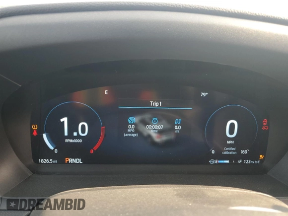 2025 Ford Explorer with VIN 1FM5K8AC2SGB54190, listed as a Copart auction lot 58993845 with 1,826 mi miles and Salvage title. Bid and sale history available at DreamBid. Image 9.