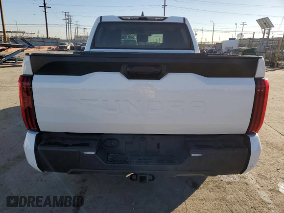 2023 Toyota Tundra 2WD SR5 with VIN 5TFLA5AB9PX020451, listed as a Copart auction lot 81788124 with 23,134 mi miles and Salvage Title. Bid and sale history available at carsss.com. Image 6.