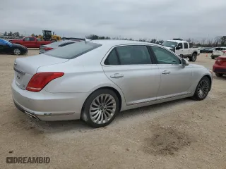 2018 Genesis G90 5.0L Ultimate with VIN KMHG54JH8JU037377, listed as a Copart auction lot 45420875 with 39,548 mi miles and Clean Title. Bid and sale history available at carsss.com. Image 3.