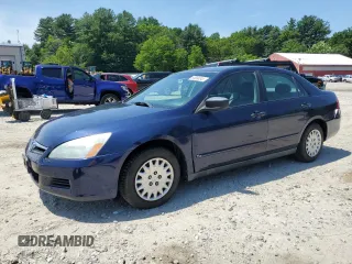 2007 Honda Accord VP z VIN 1HGCM561X7A087734, wystawiony jako Copart lot #60098345 z przebiegiem Nie podano mil oraz Czysty tytuł • Clean title. Historia ofert i sprzedaży dostępna na DreamBid. Obrazek 1.