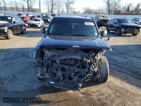 2017 Jeep Patriot Latitude with VIN 1C4NJPFB9HD103023, listed as a Copart auction lot 89003275 with 70,738 mi miles and Salvage Title. Bid and sale history available at DreamBid. Image 5.