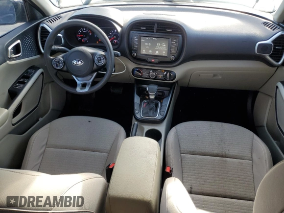 2020 Kia Soul S with VIN KNDJ23AU0L7725434, listed as a Copart auction lot 48863035 with 34,187 mi miles and Salvage Title. Bid and sale history available at carsss.com. Image 8.