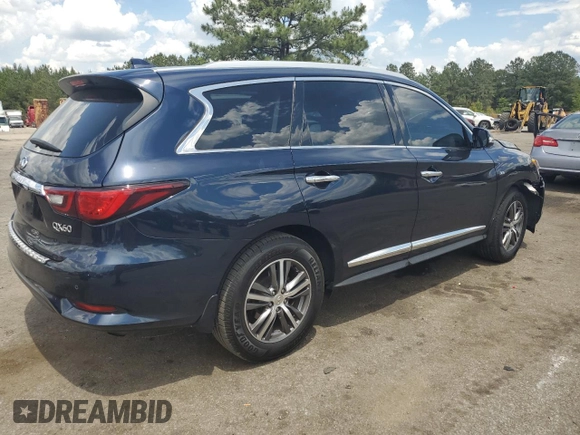 2019 Infiniti QX60 Luxe z VIN 5N1DL0MN5KC565808, wystawiony jako Copart lot #55606145 z przebiegiem 89 994 mil mil oraz Szkoda całkowita • Salvage title. Historia ofert i sprzedaży dostępna na DreamBid. Obrazek 3.